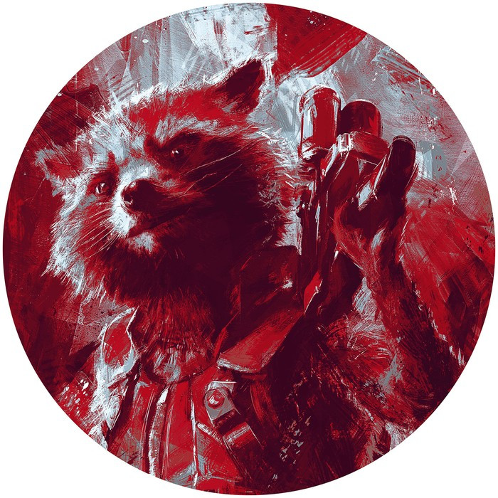 Avengers Painting Rocket Raccoon