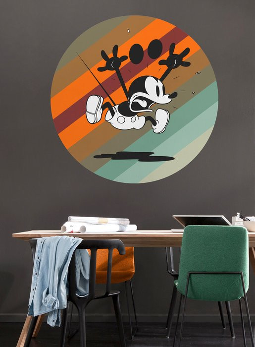 Mickey Mouse up and away