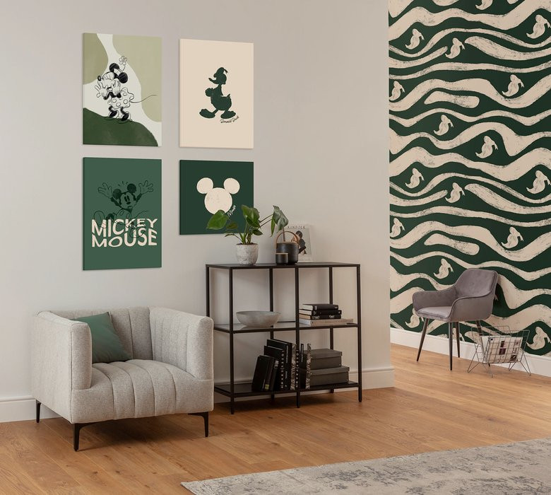 Disney Donald Duck Green Waves