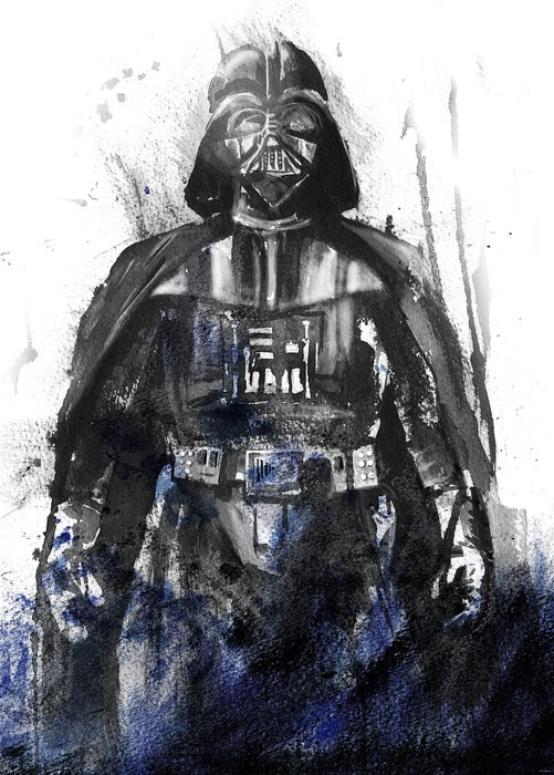 Star Wars Watercolor Vader