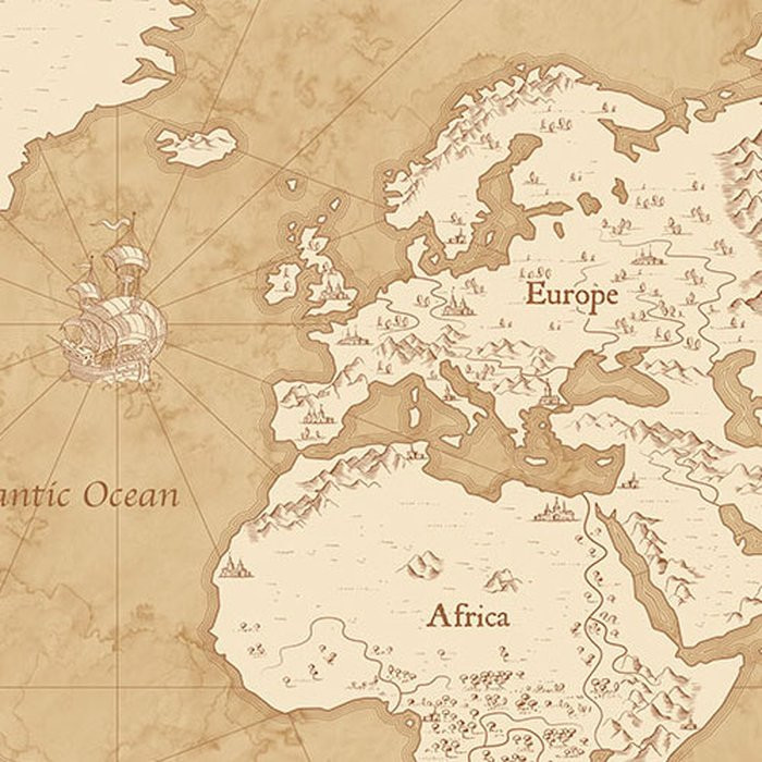 Vintage World Map
