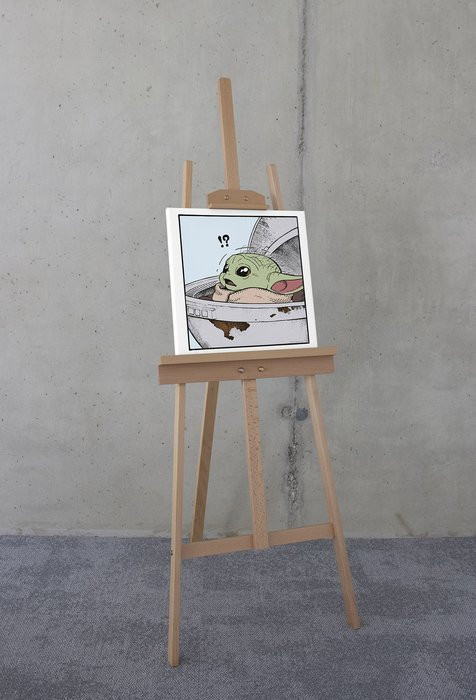 Star Wars The Mandalorian Grogu Shocked