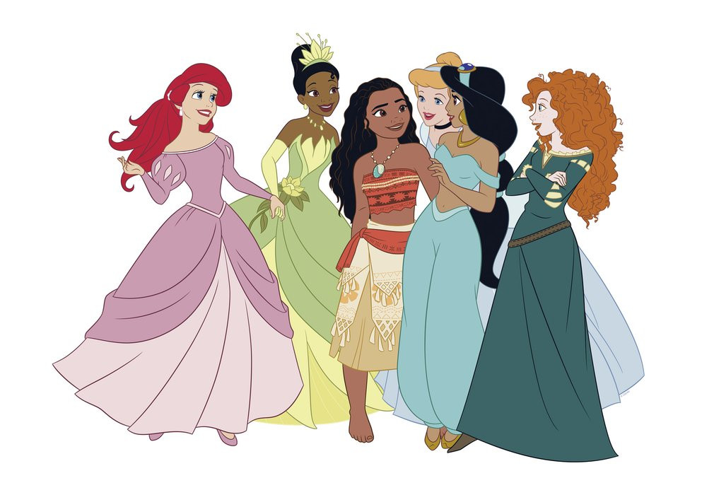 Disney Princesses Together