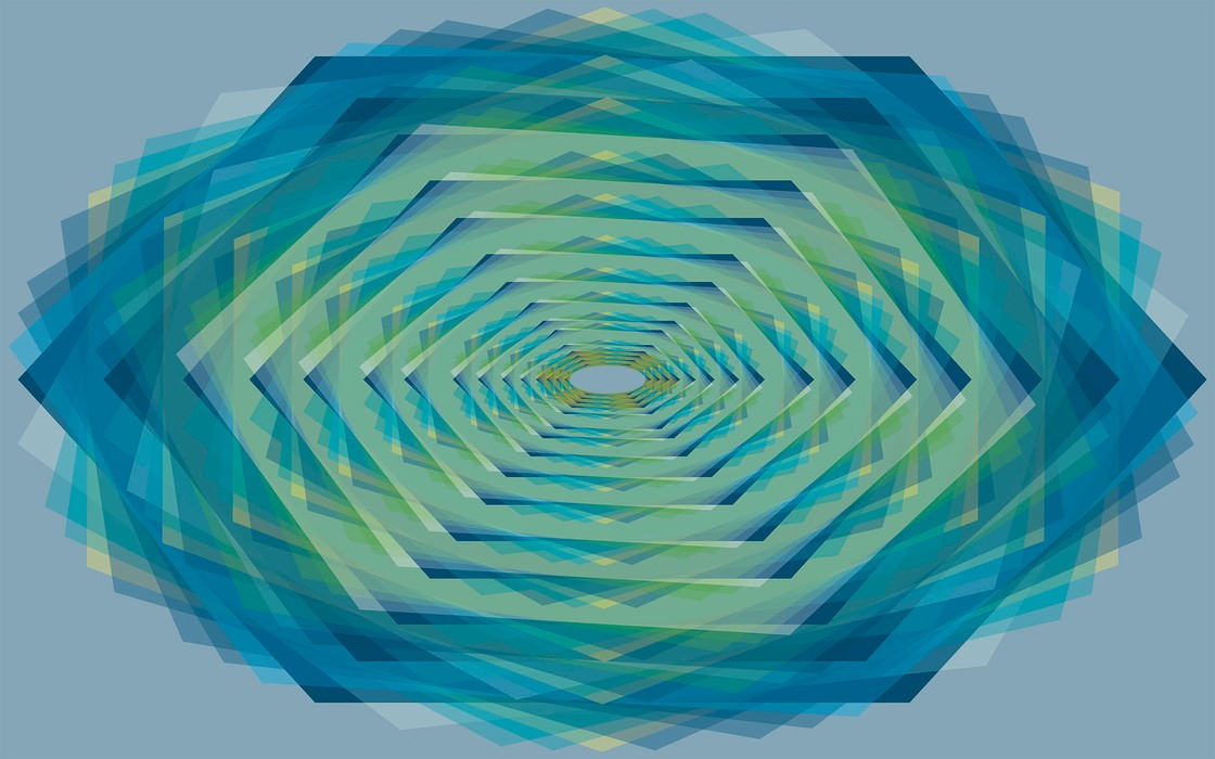 Crystal bleu-petrol