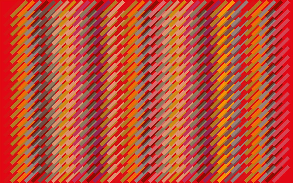 Structure Hatching red-red