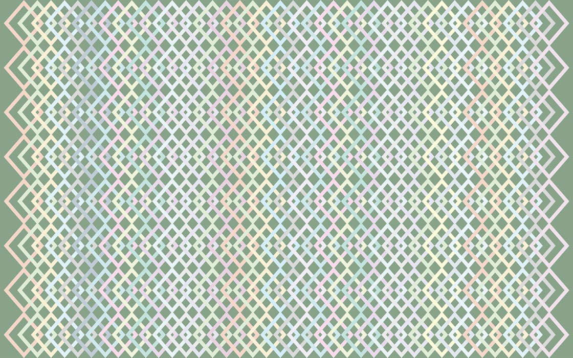 Structure Rhombus greygreen-pastell